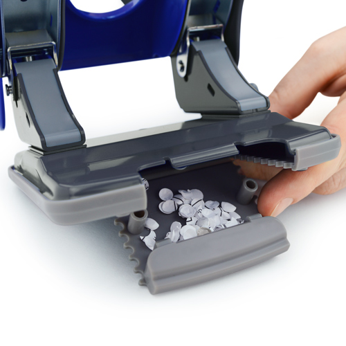 X5-40ps Less Effort 2-Hole Punch - Blue - Imagen 5