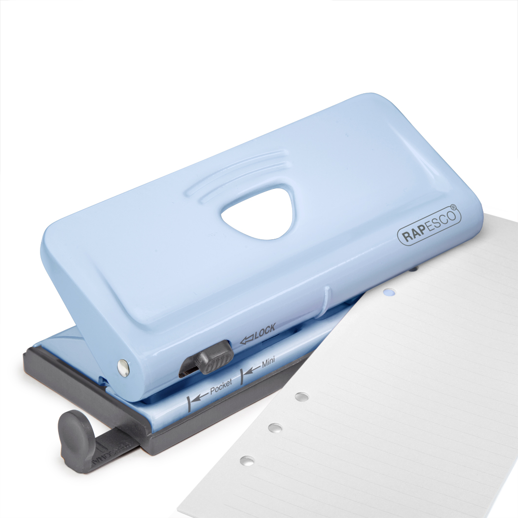 Adjustable 6-Hole Organiser/ Diary Punch - Powder Blue - Imagen 7